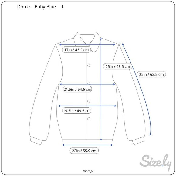 Dorce Vintage 70s Womens Light Blue Button-Up Long Sleeve Shirt Blouse Top 16 - Picture 8 of 9